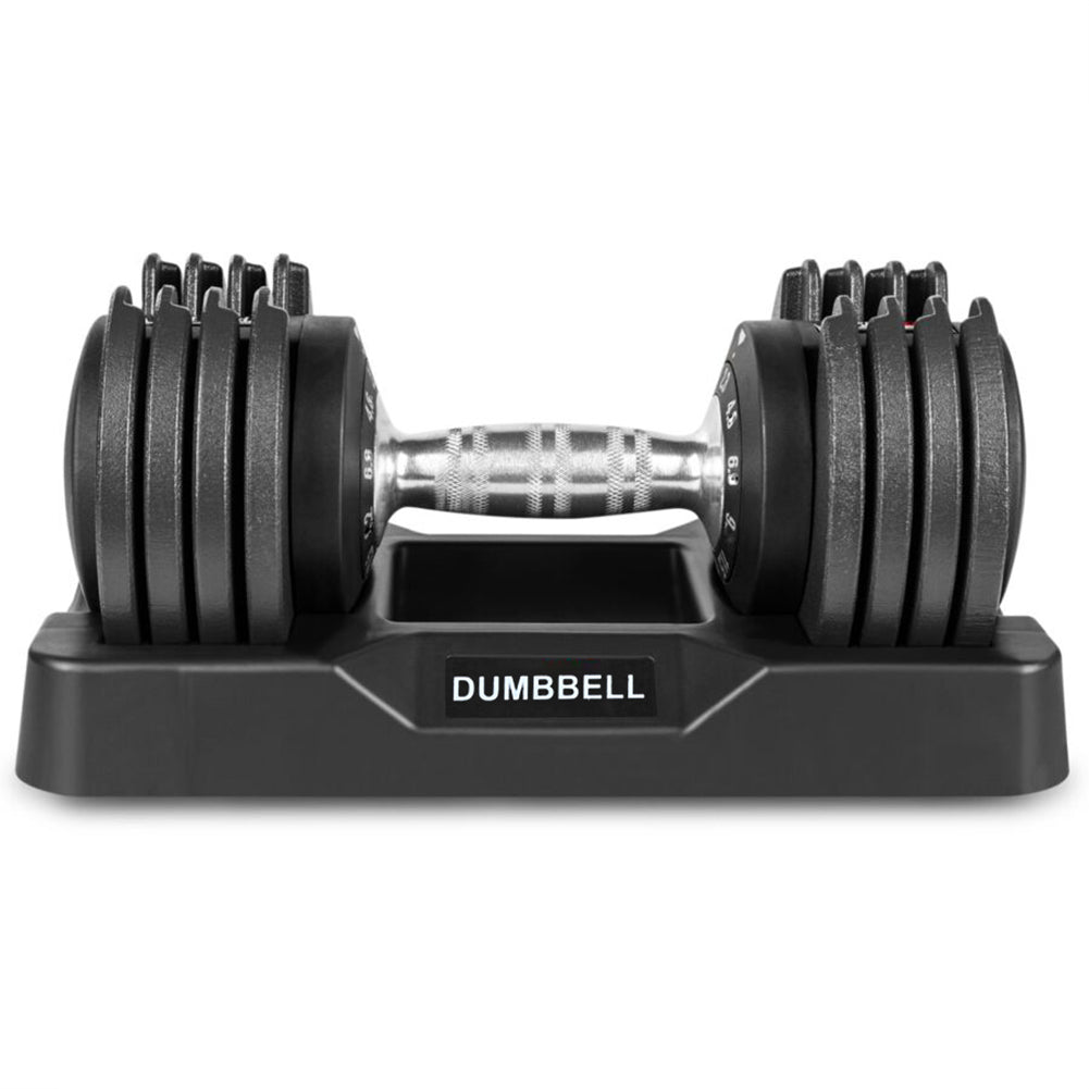 Manubrio Pesi Palestra Casa Da 2.5 A 24 Kg - 15 Livelli Regolabili Set V2 Con Base Manubrio Pesi Palestra Casa Da 2.5 A 24 Kg - 15 Livelli Regolabili Set V2 Con Base