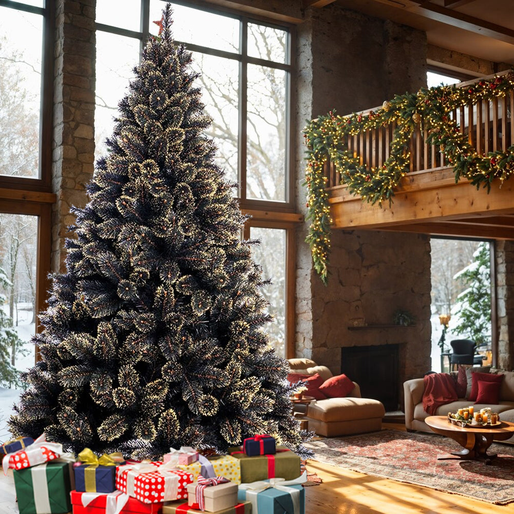 Supporto Albero Di Natale Rotante In Metallo - 61 Cm Con 36 Ganci, Ideale Per Decorazioni, Colore Nero - Foto 10