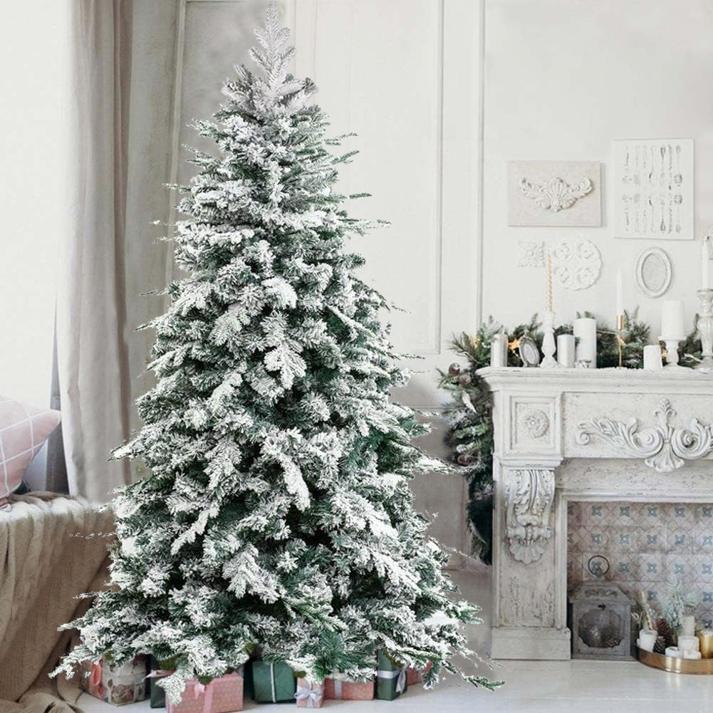 Albero Di Natale Artificiale Innevato Superfolto - 150/180/210/230/270 Cm Effetto Realistico (180 Cm) - Foto 4