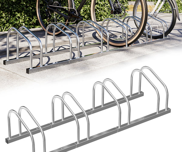 Dunlop Parcheggio Bici 2 Posti – Rastrelliera In Acciaio Per Biciclette – Fissaggio A Parete O A Terra - 4