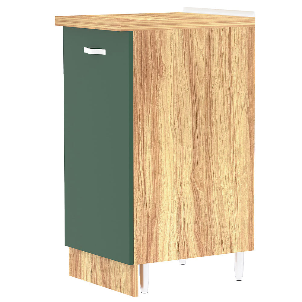 Mobile Base Per Cucina Componibile In Legno Colore Olmo Con 2 Ante 2 - Foto 7