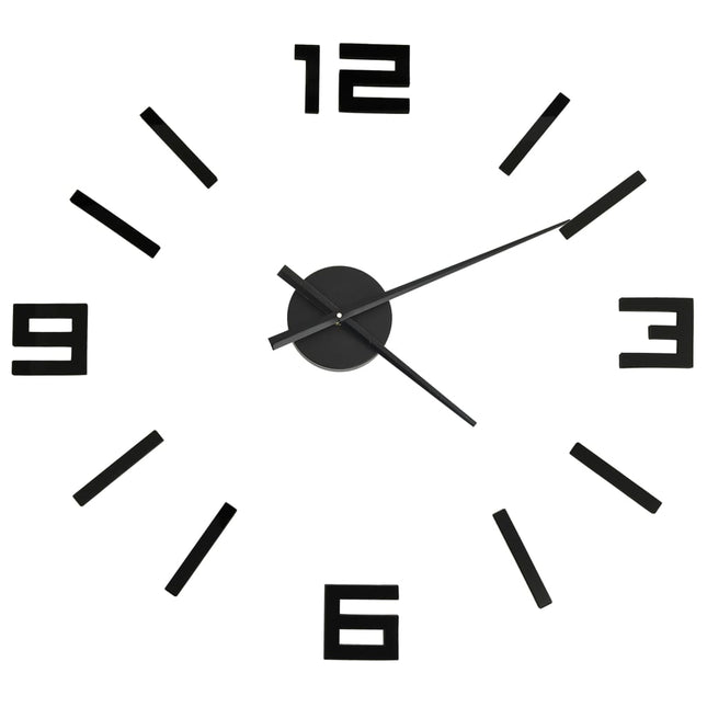 VIDAXL - Orologio da Parete 3D Design Moderno Argento 100 cm XXL VIDAXL - Orologio da Parete 3D Design Moderno Argento 100 cm XXL
