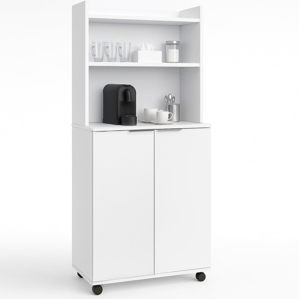 Carrello da caffè con cassetto estraibile, stazione mobile da cucina Carrello da caffè con cassetto estraibile, stazione mobile da cucina