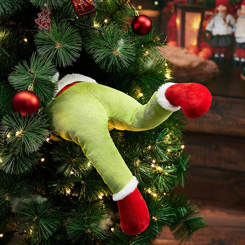 Decorazioni Gambe Di Elfo Per Albero Di Natale, 3 Pezzi, Morbide E Pieghevoli - Per Porte, Finestre E Camere