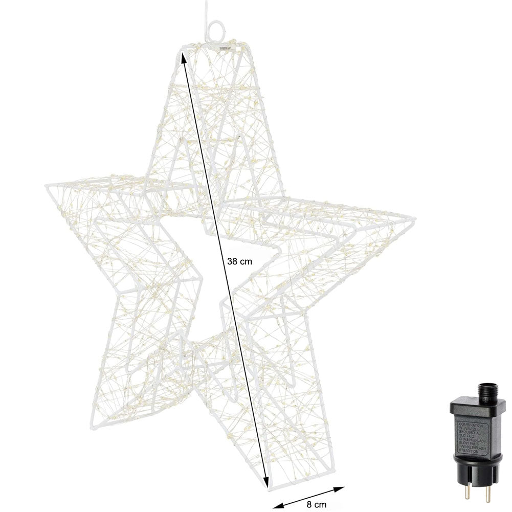 Luci di Natale LED pieghevoli 3 pezzi gialle | Leroy Merlin