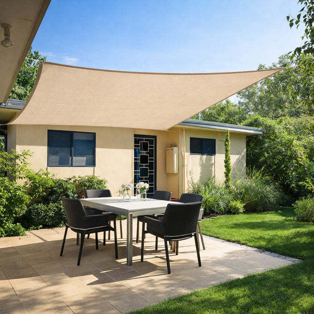 LOVE STORY Vela ombreggiante Impermeabile Rettangolare 3x4m Tenda a Vela Parasole PES Protección Rayos UV per Esterno, Giardino, Terrazza, Balcone LOVE STORY Vela ombreggiante Impermeabile Rettangolare 3x4m Tenda a Vela Parasole PES Protección Rayos UV per Esterno, Giardino, Terrazza, Balcone