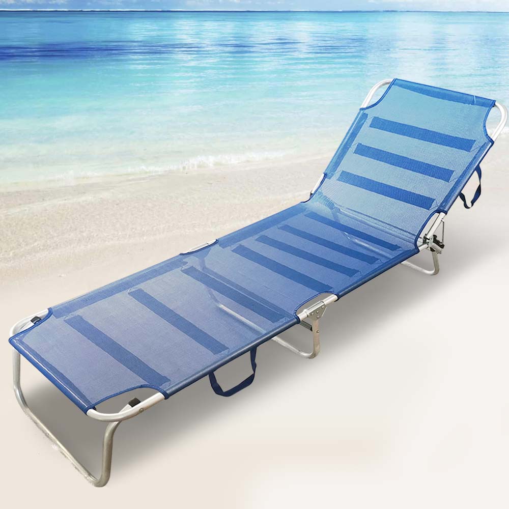 Sdraio Mare Sedia Sdraio Pieghevole Alluminio POLTRONA SEDIA SDRAIO SPIAGGINA MARE CON BRACCIOLI PIEGHEVOLE