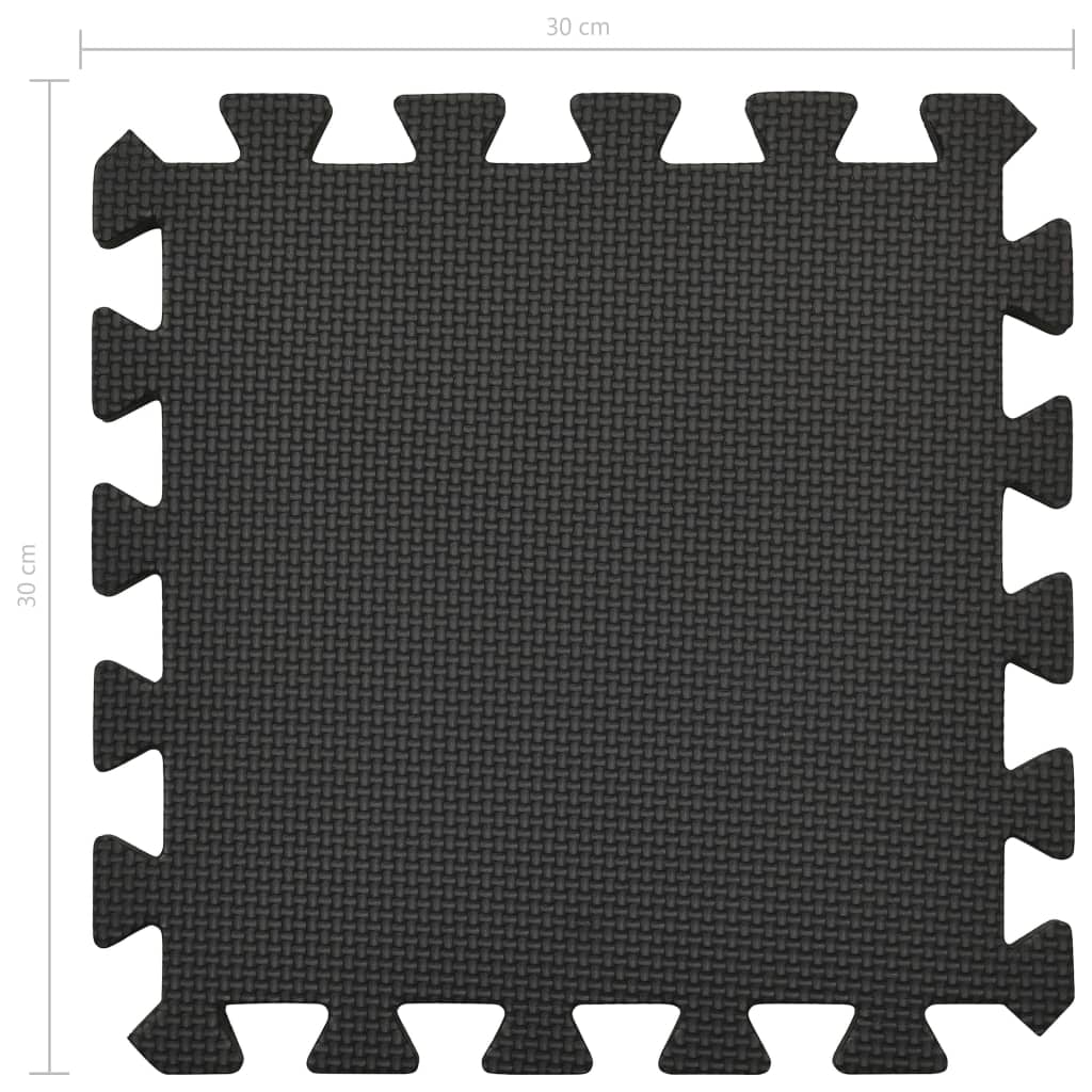 ComFy Mat Nero, Tappetini per Esercizi in Schiuma ad Incastro Unisex-Adulto, 20 Tiles (80 Square Feet ComFy Mat Nero, Tappetini per Esercizi in Schiuma ad Incastro Unisex-Adulto, 20 Tiles (80 Square Feet