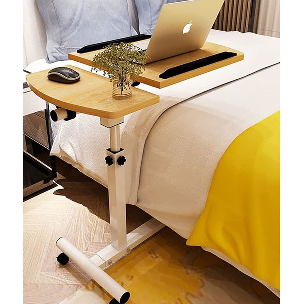 Tavolino Da Letto Regolabile E Allungabile - Scrivania Mobile Per Laptop, Snack O Come Servitore - Foto 3