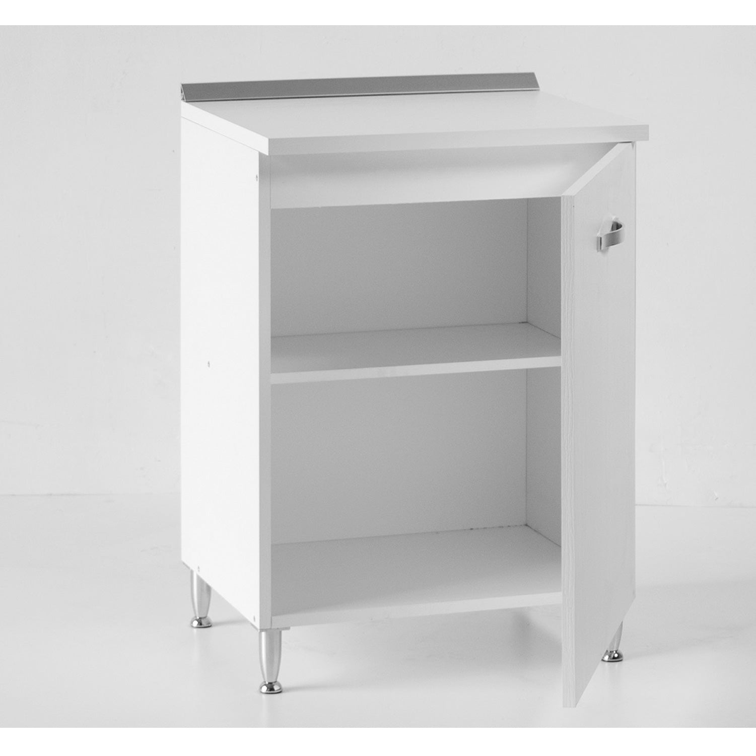 Mobile Sottolavello Cucina Azur Line In Legno Olmo - 2 Ante, 80x50x85 Cm - Foto 4