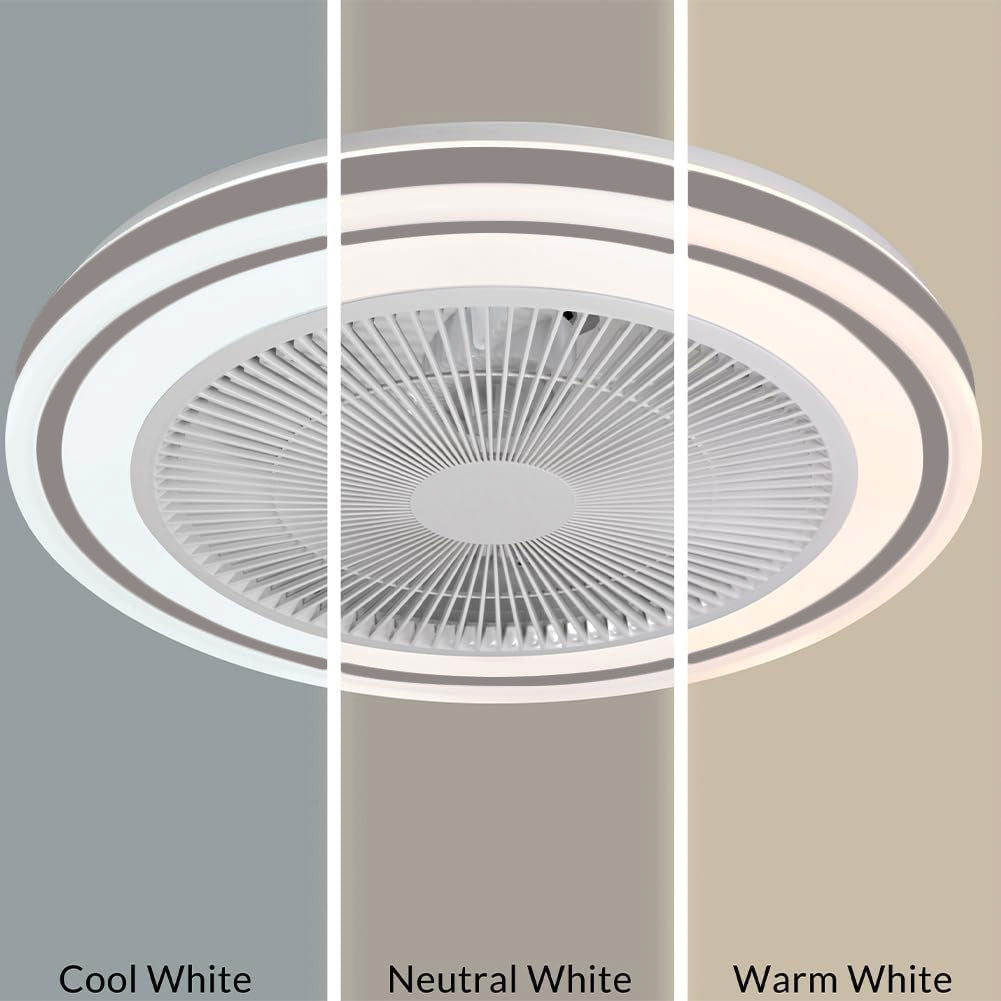 Bellanny Plafoniera con Ventilatore, 48CM Ventilatore da Soffitto con Luce e telecomando, 70W Dimmerabile LED Lampada da soffitto, 3 Colori,6 Bellanny Plafoniera con Ventilatore, 48CM Ventilatore da Soffitto con Luce e telecomando, 70W Dimmerabile LED Lampada da soffitto, 3 Colori,6