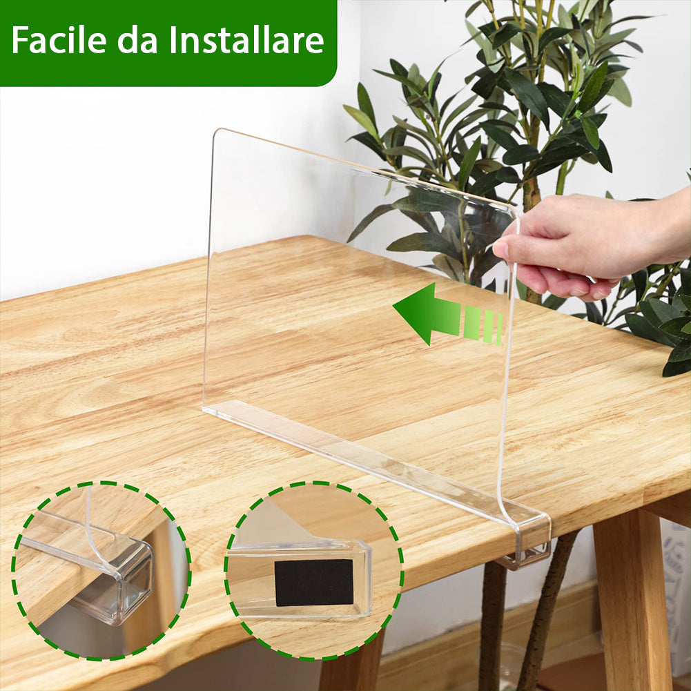 Divisori Mensole Acrilico Trasparente - 12 Pezzi Organizer Per Armadi - Foto 10