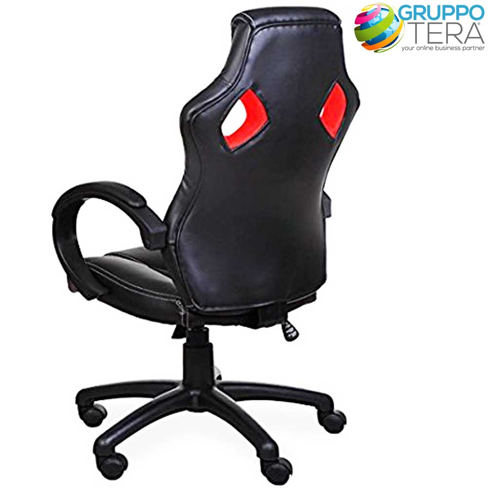 Sedia Da Ufficio Racing Gaming Rosso - Foto 5