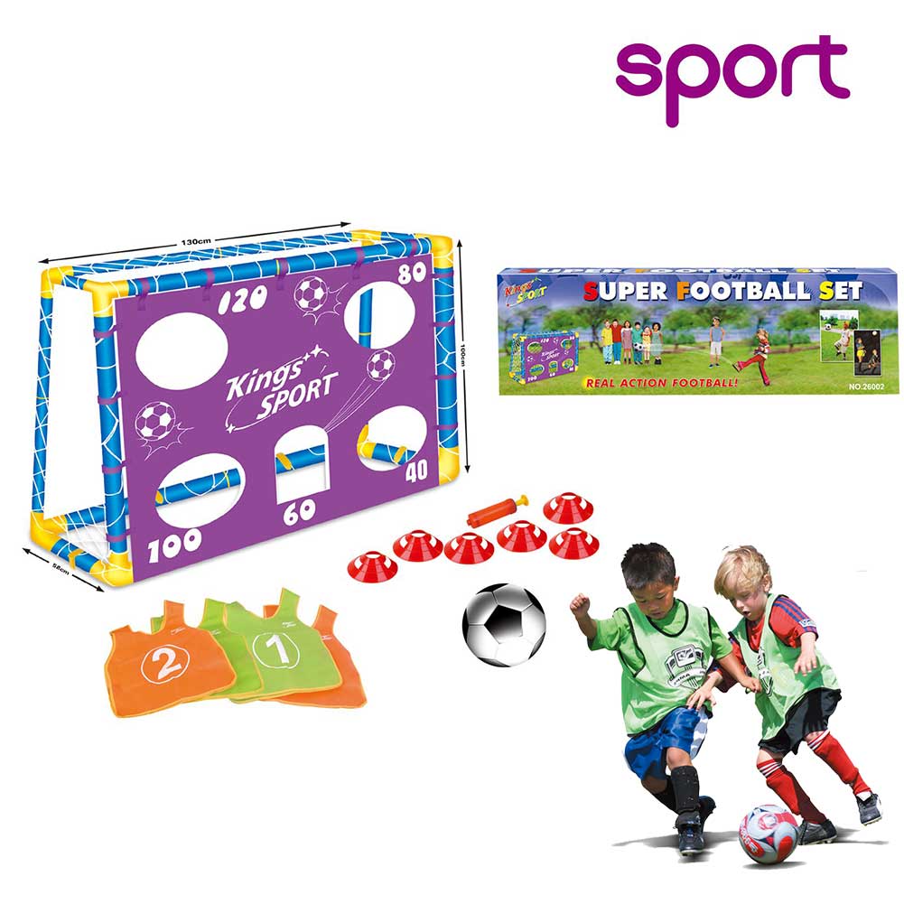 Rete Da Calcio 180cm X 120cm In PVC Pratica Di Allenamento Portatile All'interno All'esterno - Foto 4