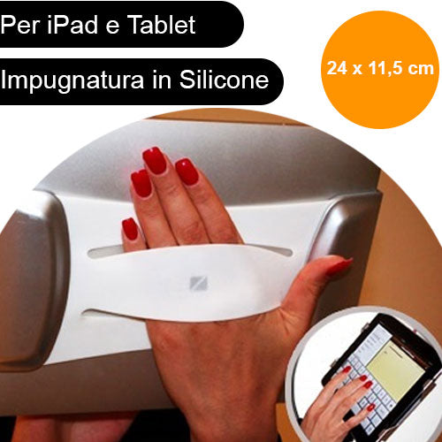 Reggi iPad Tablet in Silicone 24x11,5 cm Supporto Flessibile Impugnatu