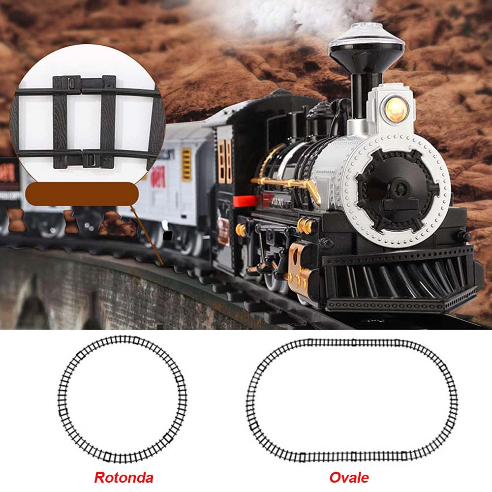 Pista Treno Classico Con Vapore Luci E Suoni TEOREMA - 68675 - Foto 4