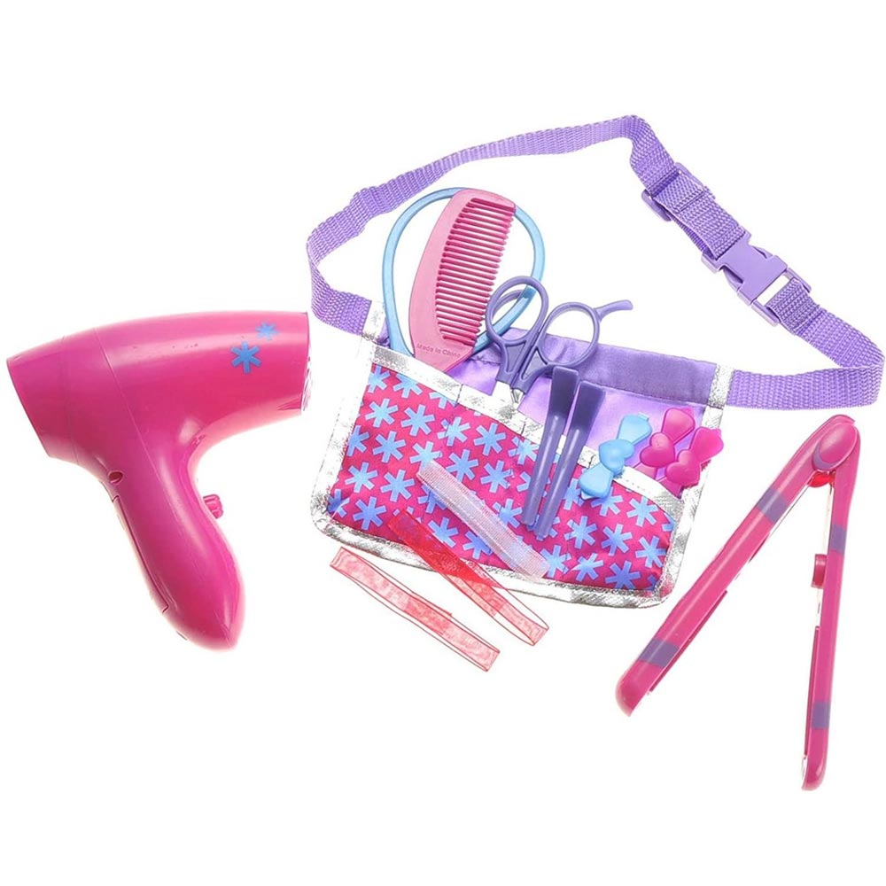 Playset Beauty Parrucchiera Giocattolo Bambini Piastra Phon e Accessor –  Esplodia
