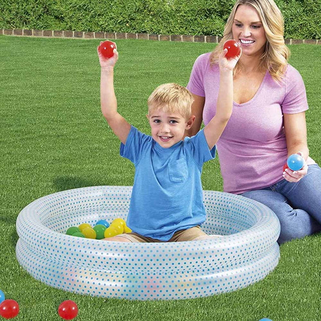 Gioco con palline in piscina colorata per Bimbi 1-5 anni