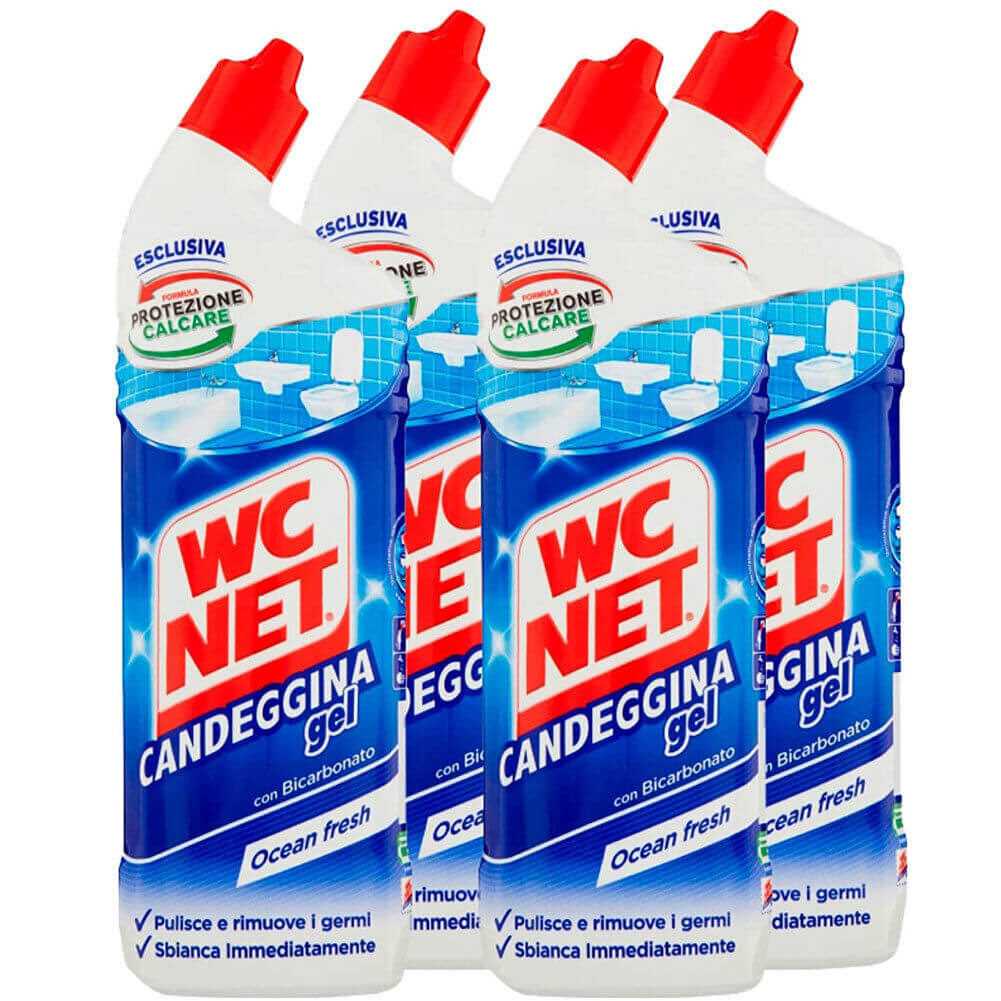 4x WC Net Candeggina GEL Formula Protezione Calcare Promo 3 Bottiglie –  Esplodia