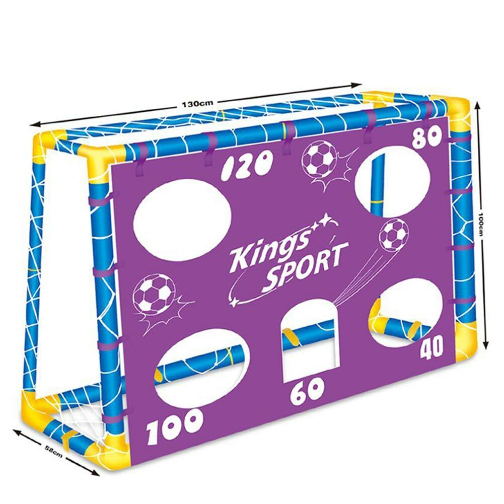 Porta Da Calcio Per Bambini 130 X 100 Cm Con Fori Punteggio 4 Casacche –  Esplodia