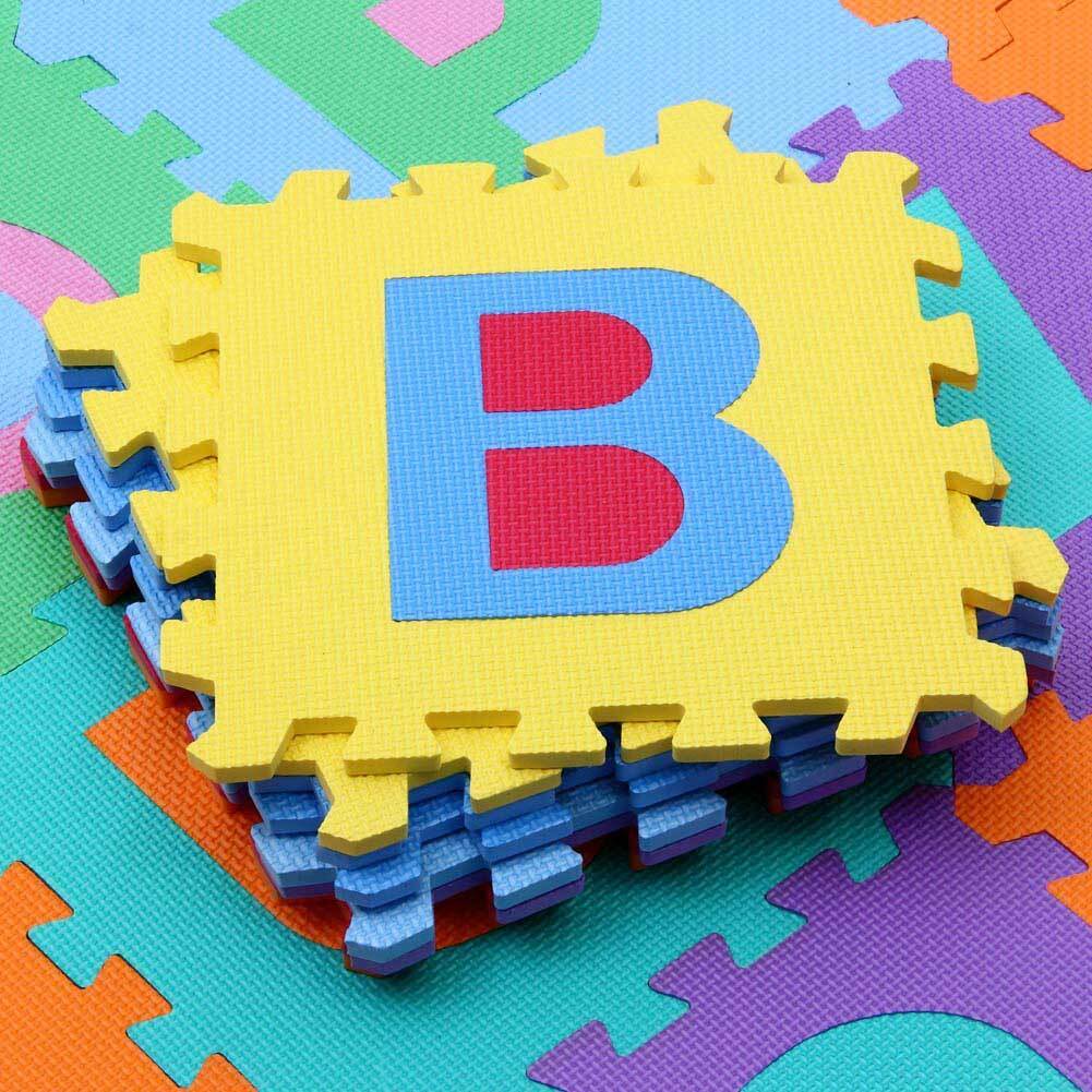 Tappeto Puzzle per Bambini Set 86 Pezzi Gioco Tappetino Lettere Numeri –  Esplodia
