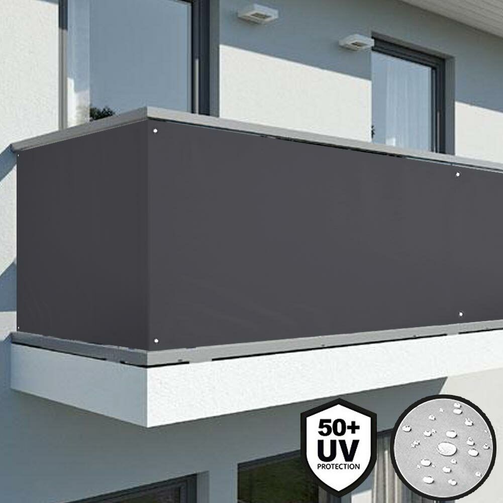 Telo per balcone copertura da ringhiera frangivista isolante frangivento  85x500cm protezione raggi UV