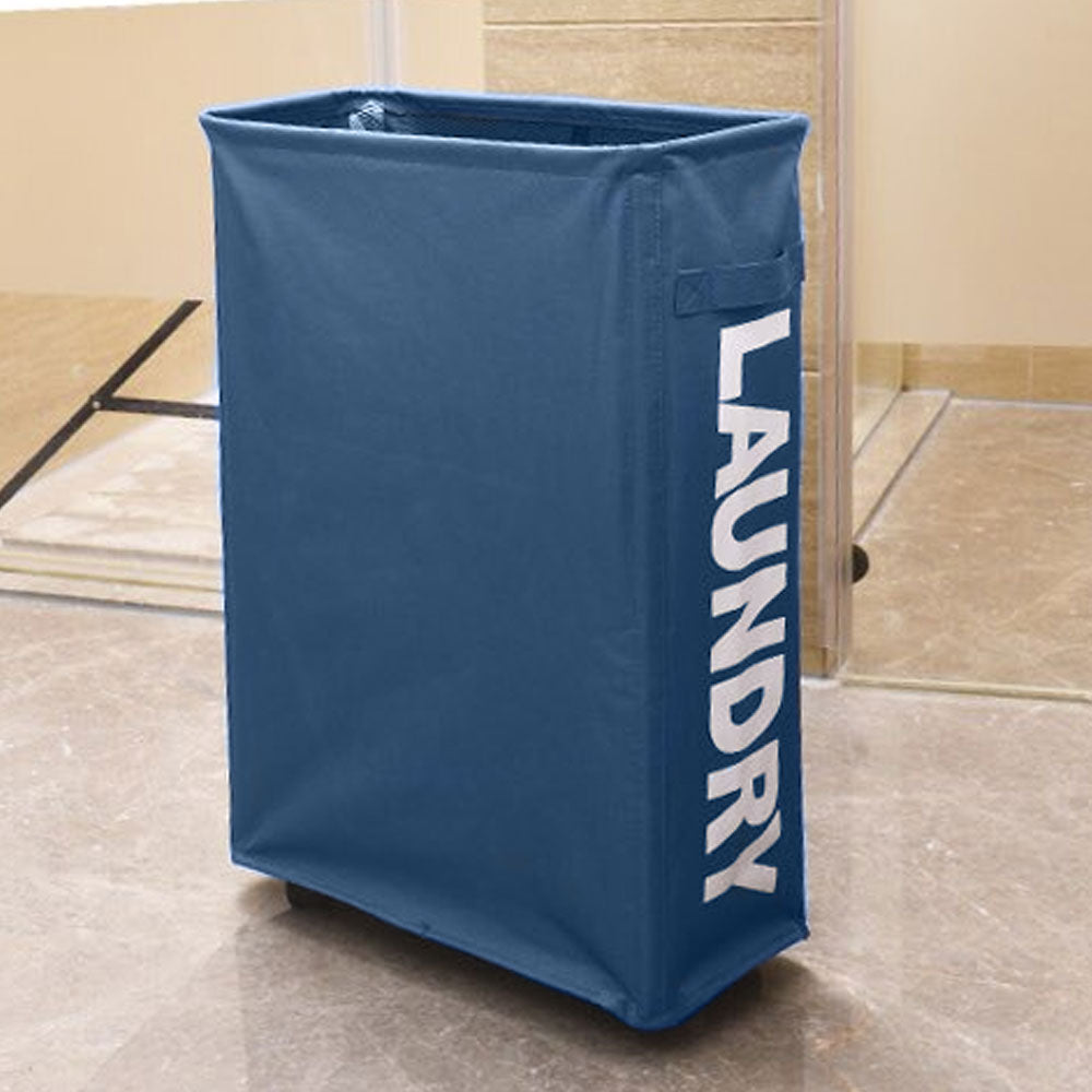 Cesto Biancheria Pieghevole - Portabucato A Rete 30x30x47cm, Organizzatore Lavanderia - Foto 4