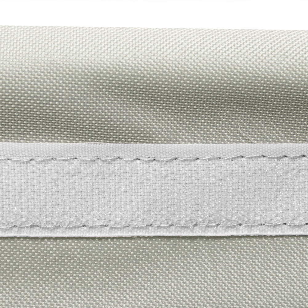 Cesto Portabiancheria BAKAJI 3 Scomparti Pieghevole - Grigio Chiaro, Tessuto E Metallo - Foto 12