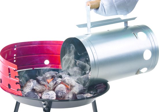 Ciminiera Accenditore di Carbone per Barbecue Accendino Grill Starter