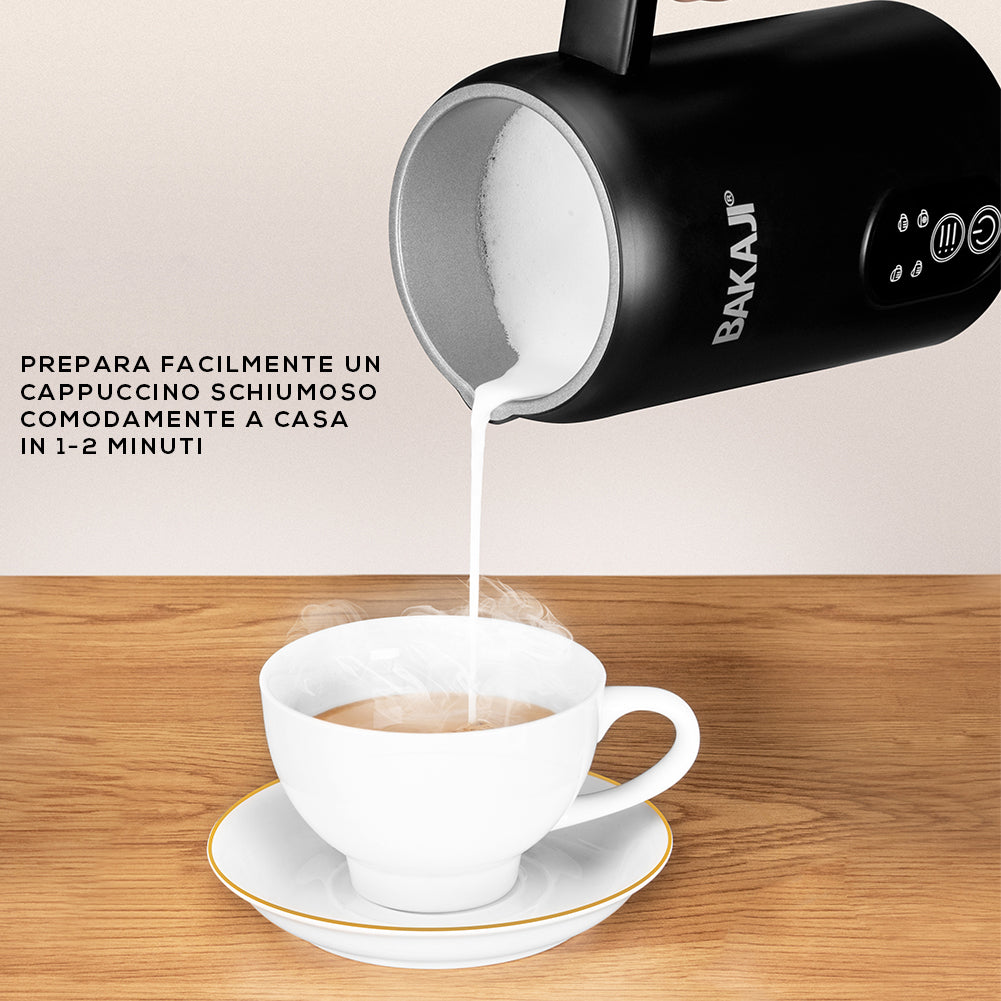 Aigostar Milky - Frullatore Elettrico Automatico 4 In 1 Per Cappuccino, Schiuma Latte Caldo/Freddo, Cioccolata - 500W, 300ml - Foto 7