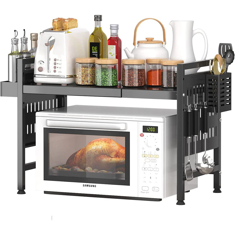 Scaffale per forno a microonde da cucina, organizzatore, mobile mobile,  ripiano per piatti, elettrodomestici