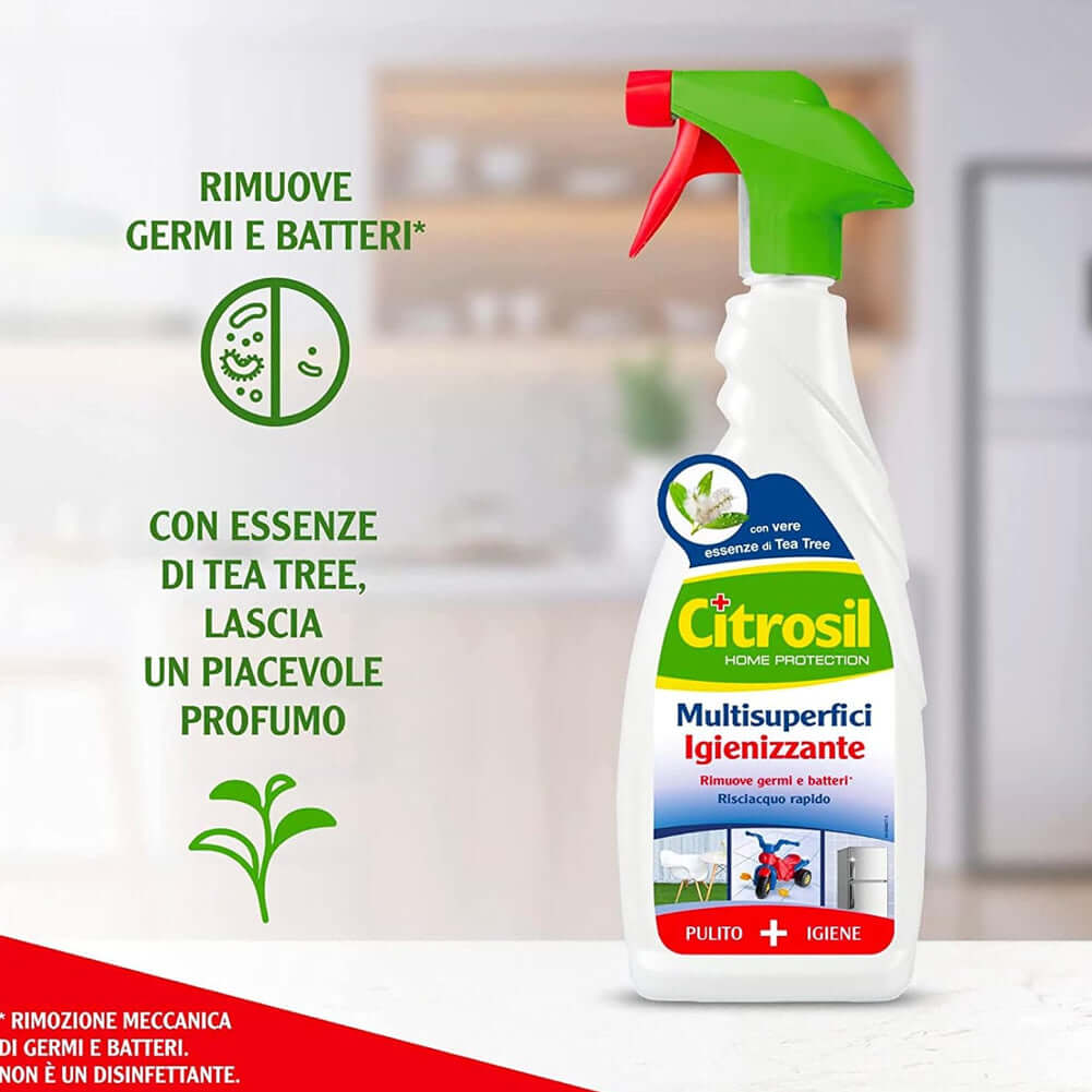 4x650ml Citrosil Home Protection Spray Igienizzante Multiuso Essenze T –  Esplodia