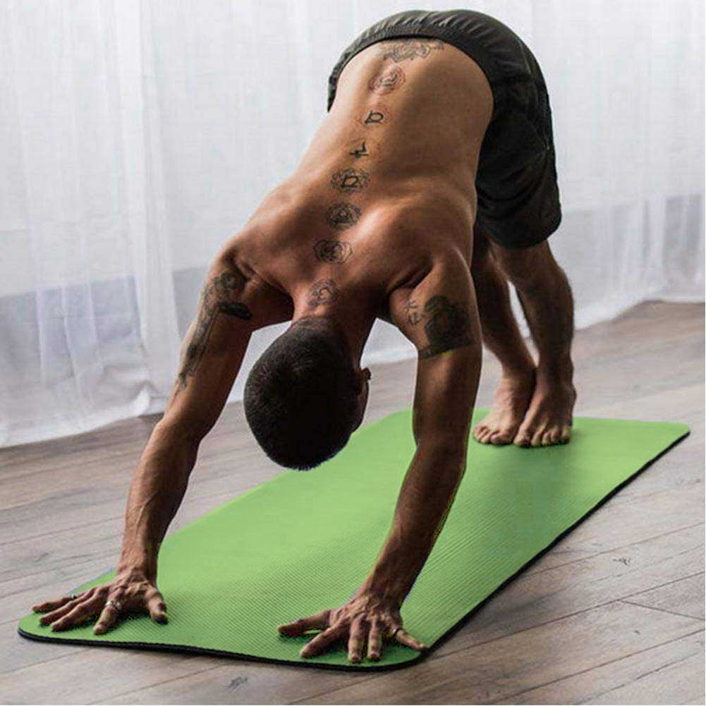 Tappetino Yoga Antiscivolo 173 x 61 cm Ideale x Palestra Fitness 4 col