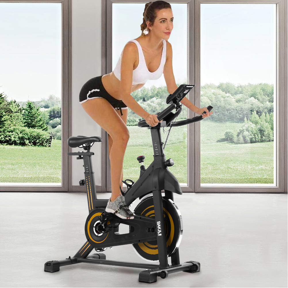 Cyclette Spinning Bike Bici Allenamento Fitness Cardio con Display LCD