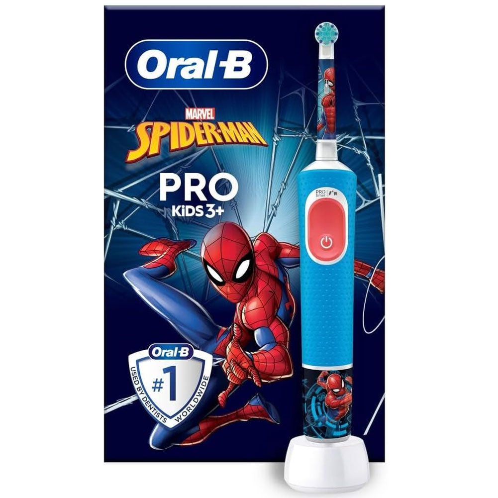 Oral-B Spazzolino Elettrico Ricaricabile Bambini Spiderman +3 Anni con