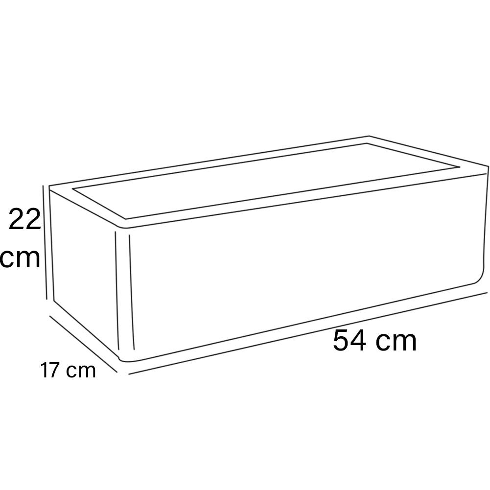 Kreher Fioriera Da Balcone XL Con Serbatoio D'Acqua – Rattan Effetto Plastica, Antracite, 56x18,5x19,5 Cm